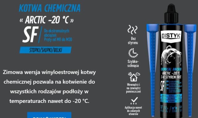 Kotwa chemiczna na mrozie – jak uniknąć problemów w zimie Kotwa chemiczna na mrozie – jak uniknąć problemów w zimie